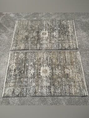 Loloi Magnolia Home Joanna Gaines Runner Rugs Set of 2 – 2’3” x 3’10” Stone